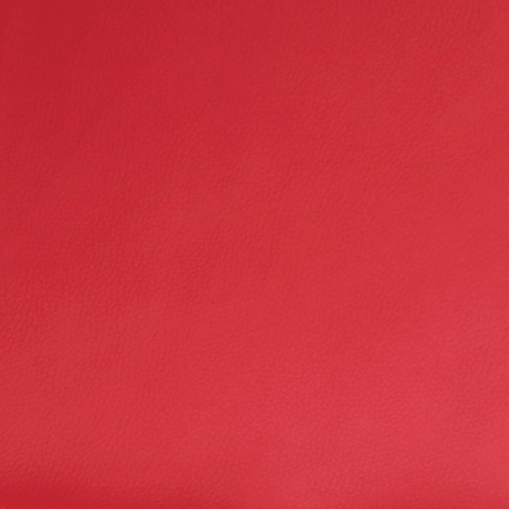 Poltrona Reclinabile Rossa in Similpelle | homemem39