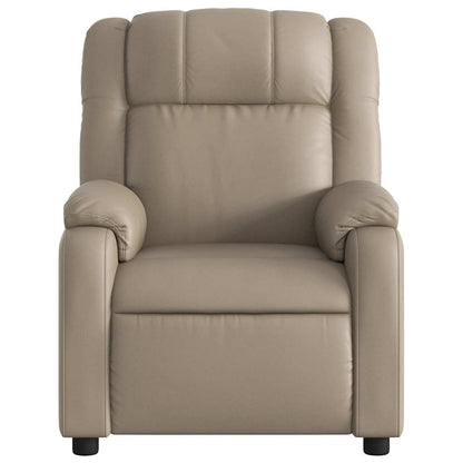 Poltrona Reclinabile Cappuccino in Similpelle - homemem39