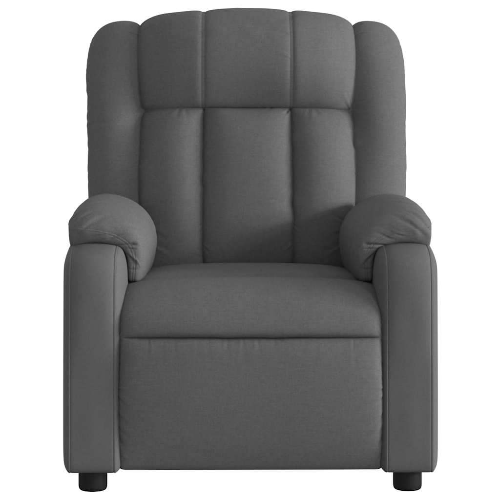 Poltrona Reclinabile in Tessuto Grigio Scuro | homemem39