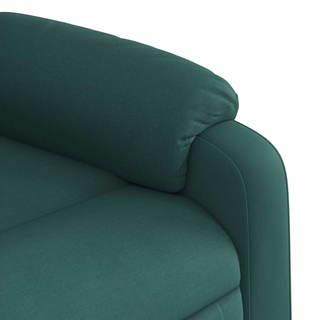 Poltrona Reclinabile in Tessuto Verde Scuro | homemem39