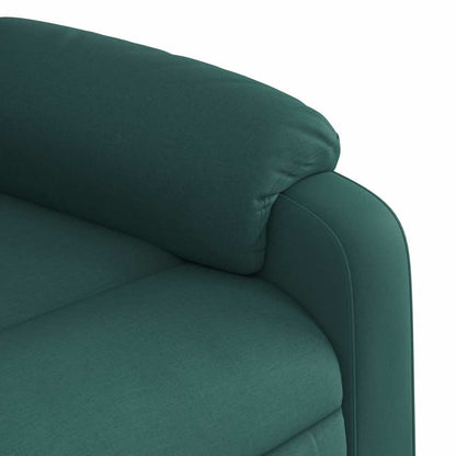Poltrona Reclinabile in Tessuto Verde Scuro | homemem39