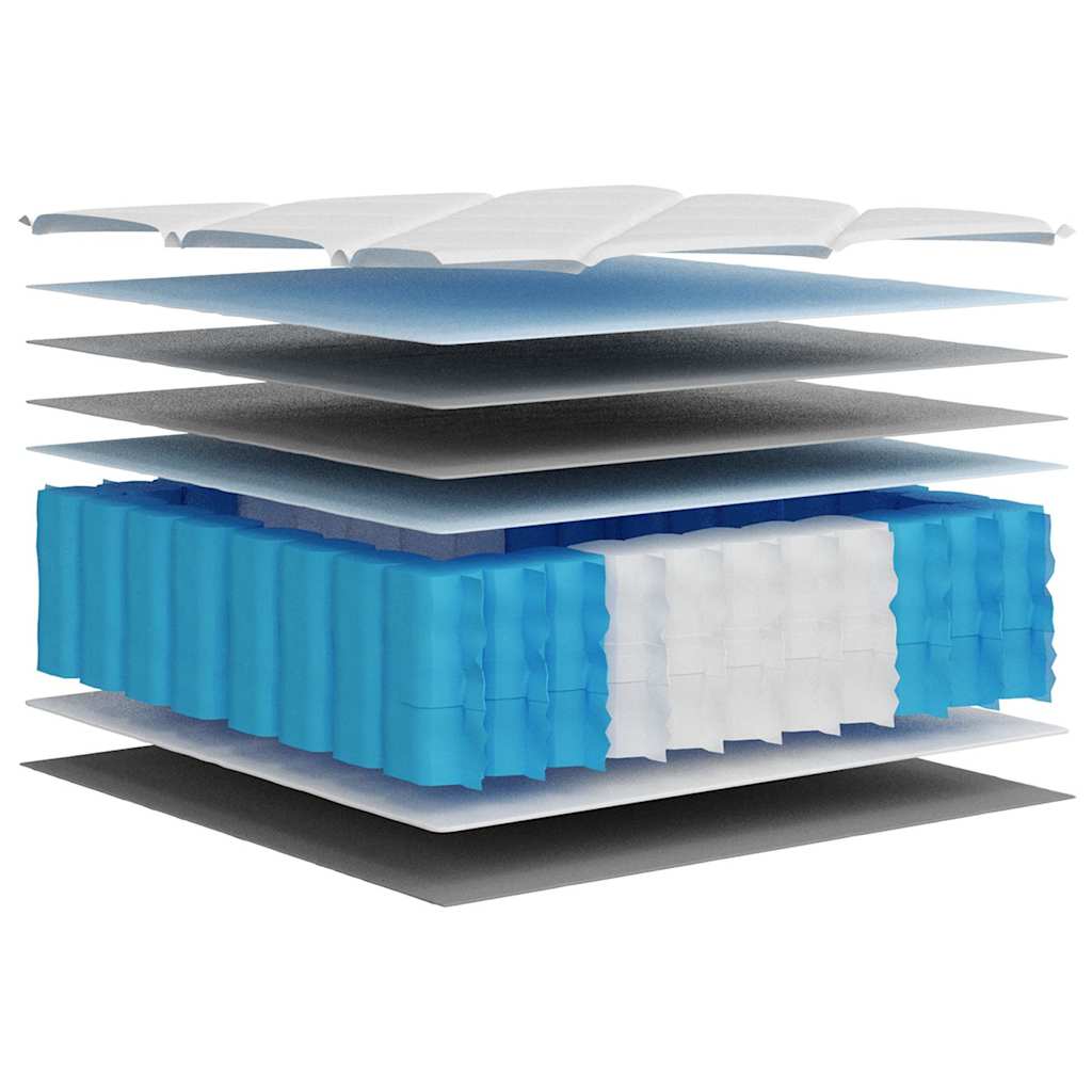 Materasso Molle Insacchettate Medio Rigido 160x200cm Super King - homemem39