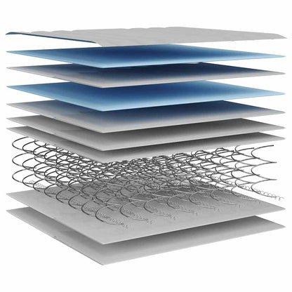 Materasso a Molle Bonnel Medio 200x200 cm - homemem39