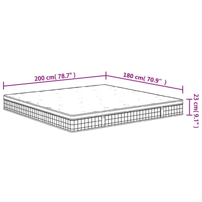 Materasso a Molle Bonnel Medio 180x200 cm - homemem39