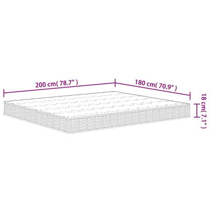 Materasso a Molle Bonnel Medio 180x200 cm - homemem39