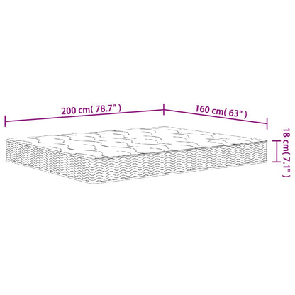 Materasso a Molle Bonnel Medio 160x200 cm - homemem39