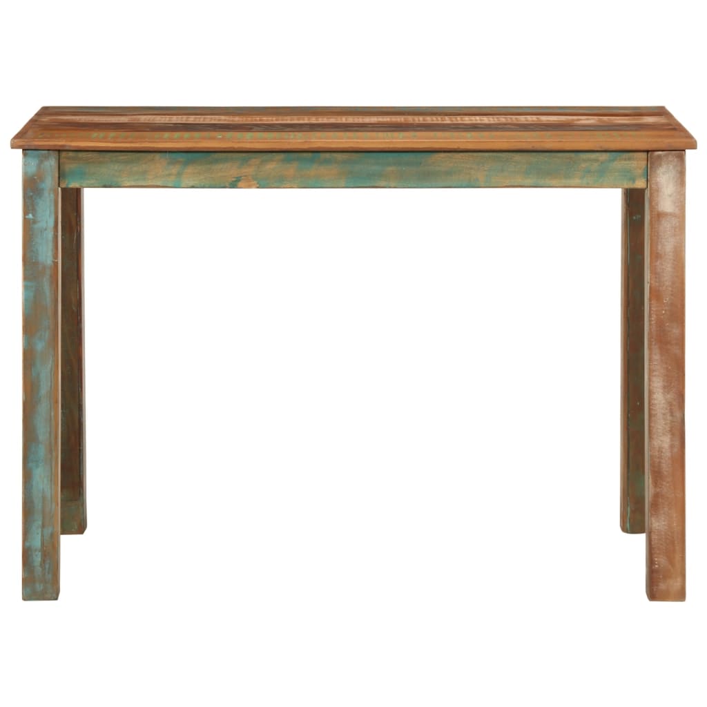 Tavolo da Pranzo 110x55x76 cm in Legno Massello di Recupero | homemem39