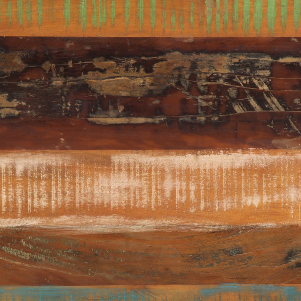 Tavolo da Pranzo 110x55x76 cm in Legno Massello di Recupero