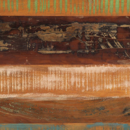 Tavolo da Pranzo 110x55x76 cm in Legno Massello di Recupero