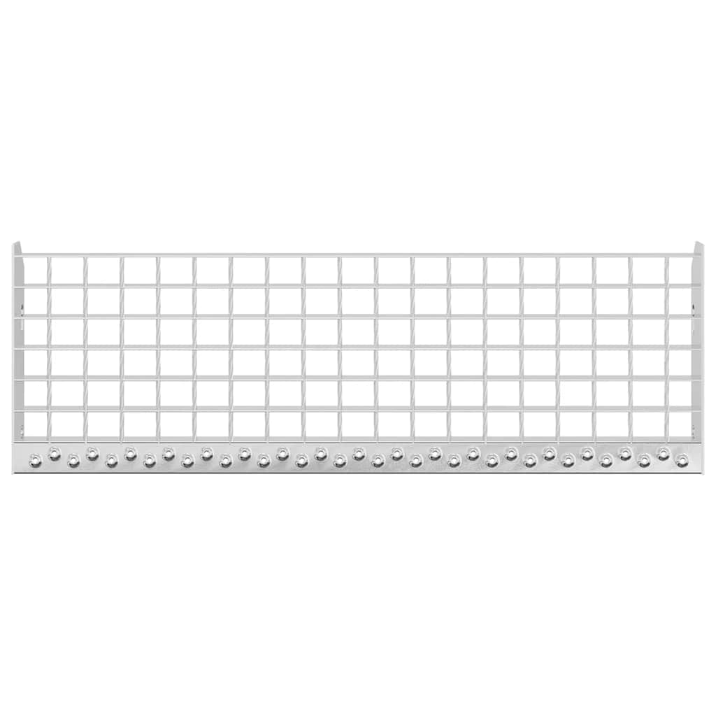 Gradino in Griglia 70x24x7 cm Acciaio Zincato | homemem39