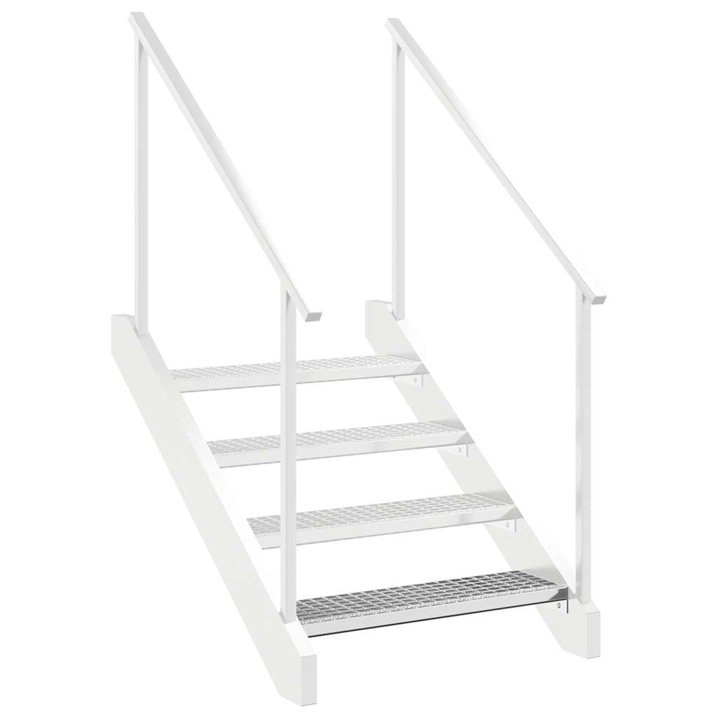 Gradino in Griglia 70x24x7 cm Acciaio Zincato | homemem39