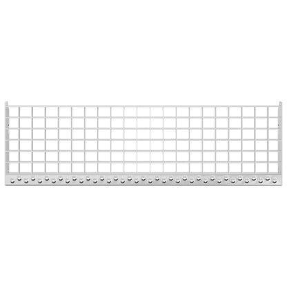 Gradino in Griglia 80x24x7 cm Acciaio Zincato | homemem39