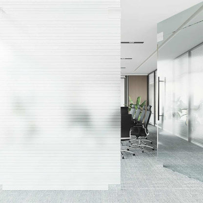 Pellicole per Finestre Design Smerigliato a Strisce in PVC | homemem39