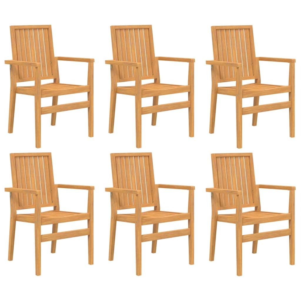 Set da Pranzo da Giardino 7 pz in Legno Massello di Teak - homemem39