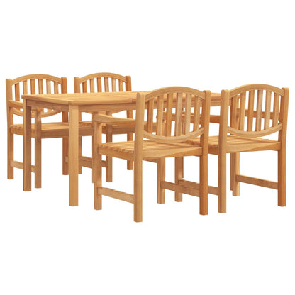 Set da Pranzo per Giardino 5 pz in Legno Massello di Teak | homemem39