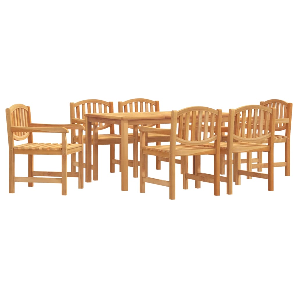 Set da Pranzo da Giardino 7 pz in Legno Massello di Teak | homemem39