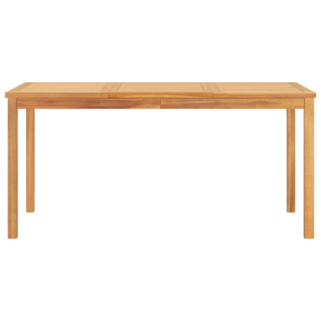 Set da Pranzo per Giardino 5 pz in Legno Massello di Teak | homemem39