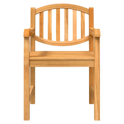 Set da Pranzo per Giardino 5 pz in Legno Massello di Teak | homemem39