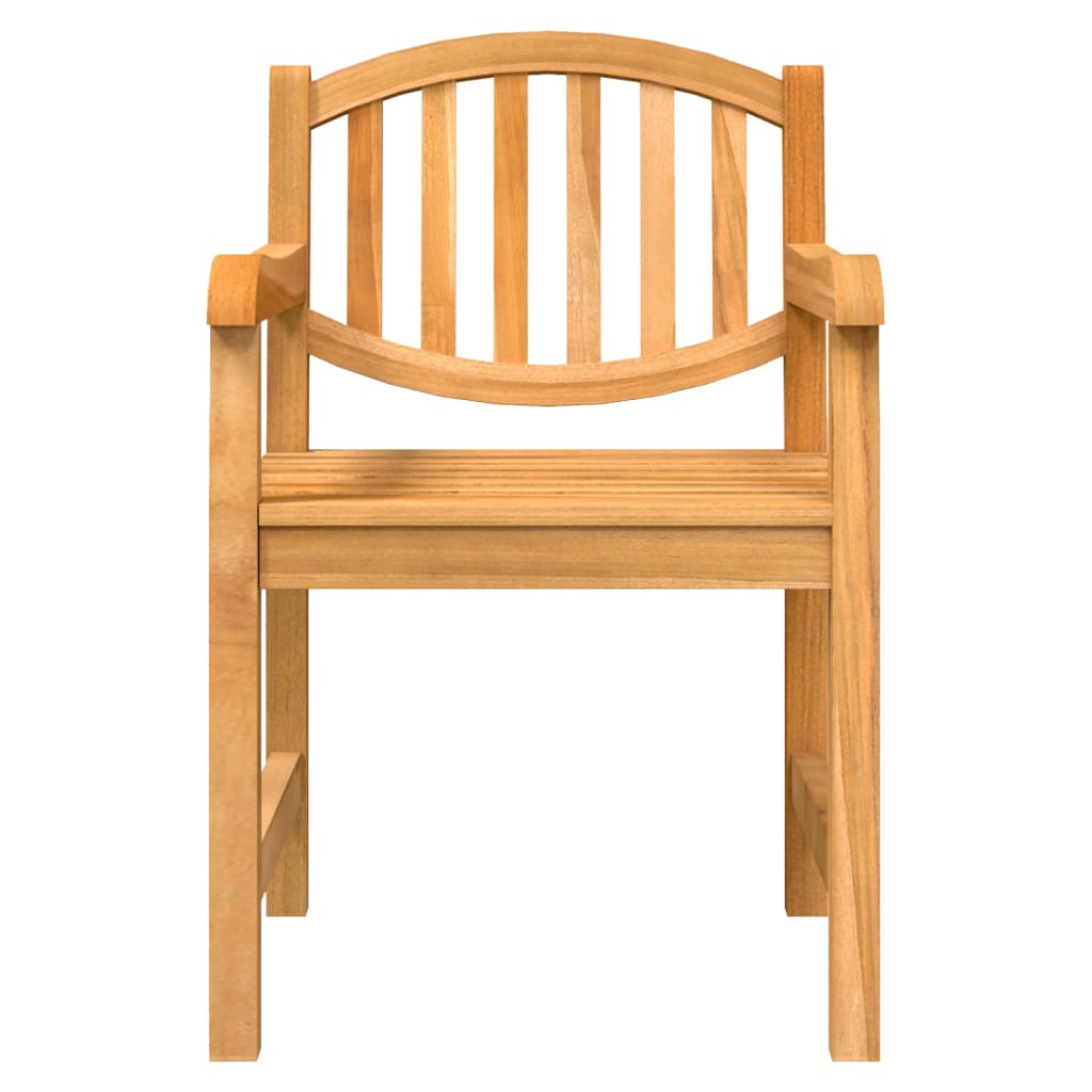Set da Pranzo per Giardino 4 pz in Legno Massello di Teak | homemem39