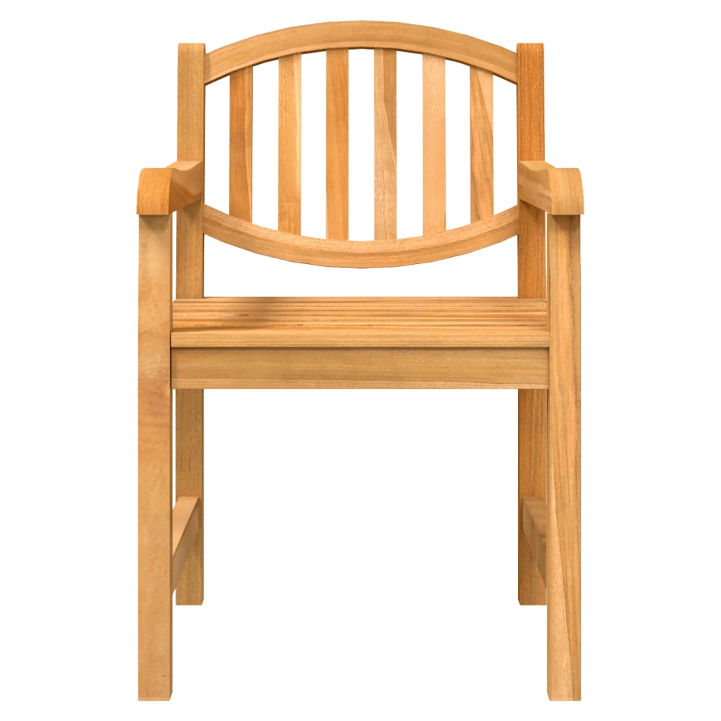 Set da Pranzo per Giardino 4 pz in Legno Massello di Teak | homemem39
