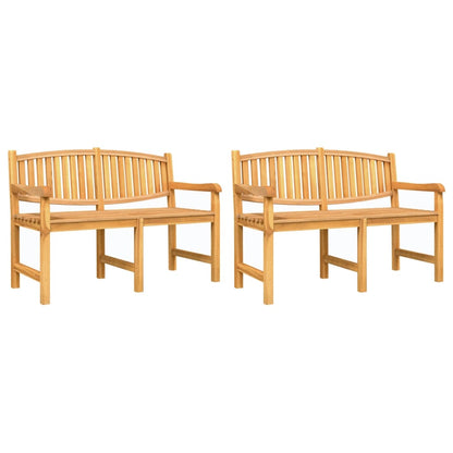 Set da Pranzo per Giardino 5 pz in Legno Massello di Teak | homemem39