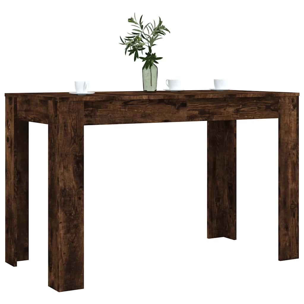 Tavolo da Pranzo Rovere Fumo 120x60x76 cm Legno Multistrato | homemem39