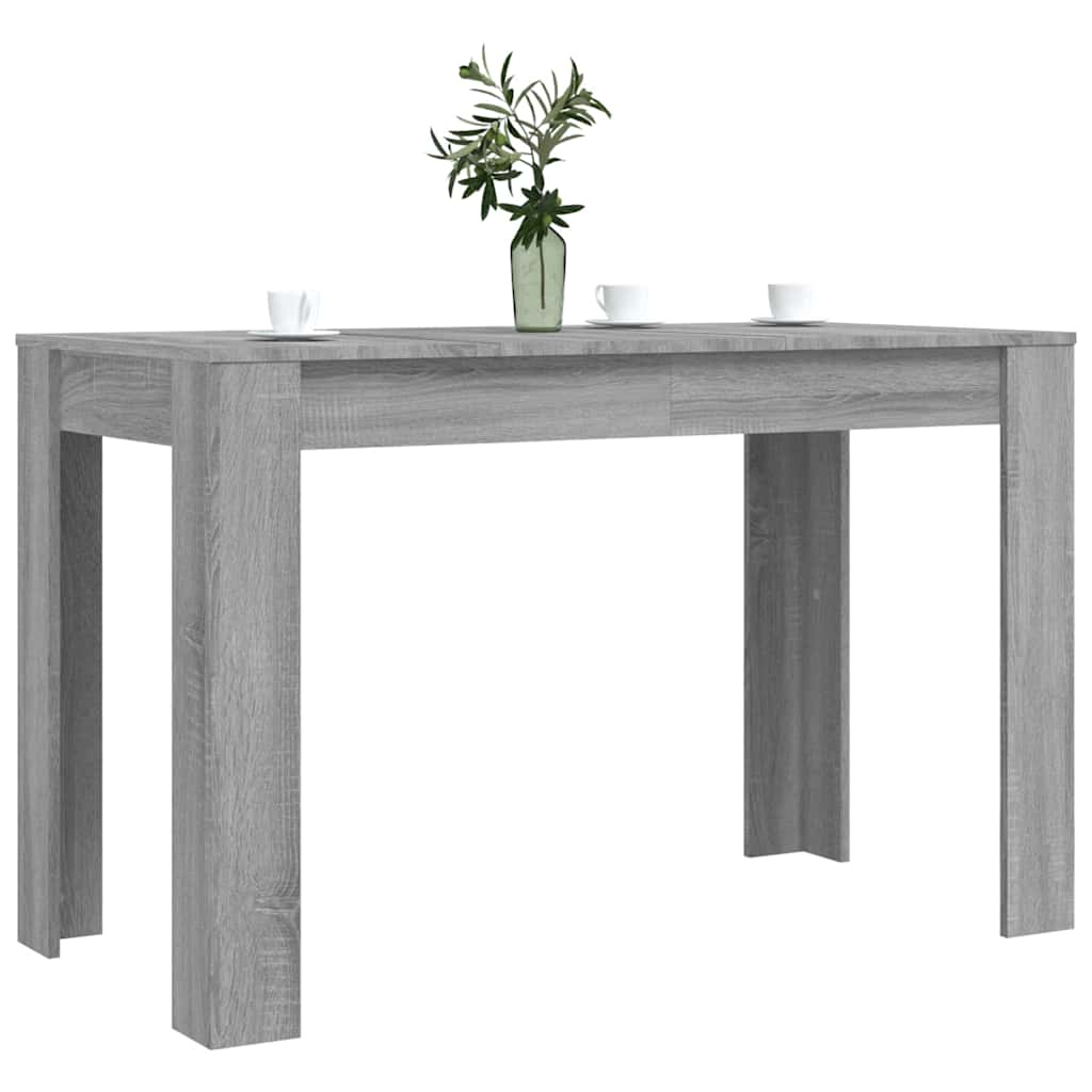 Tavolo da Pranzo Grigio Sonoma 120x60x76 cm Legno Multistrato - homemem39