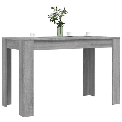Tavolo da Pranzo Grigio Sonoma 120x60x76 cm Legno Multistrato - homemem39