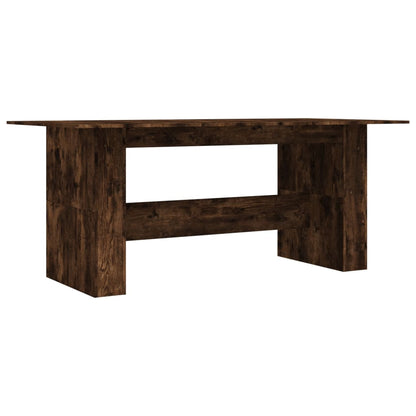 Tavolo da Pranzo Rovere Fumo 180x90x76 cm Legno Multistrato | homemem39