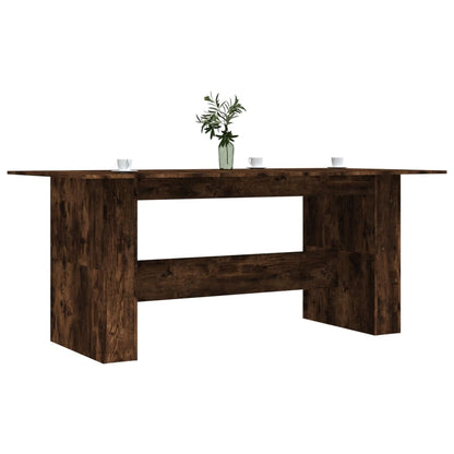 Tavolo da Pranzo Rovere Fumo 180x90x76 cm Legno Multistrato | homemem39