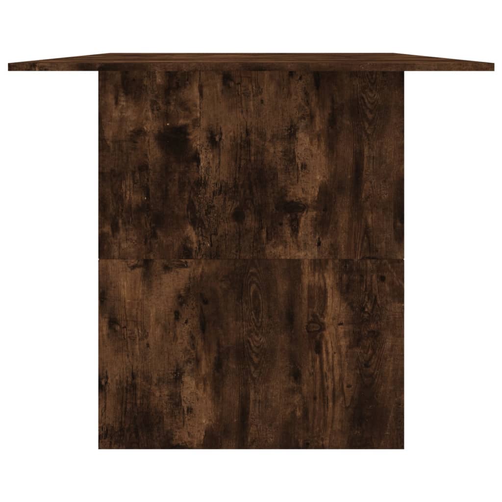 Tavolo da Pranzo Rovere Fumo 180x90x76 cm Legno Multistrato | homemem39