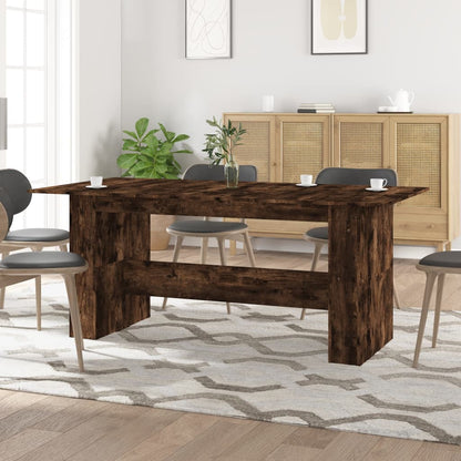 Tavolo da Pranzo Rovere Fumo 180x90x76 cm Legno Multistrato | homemem39