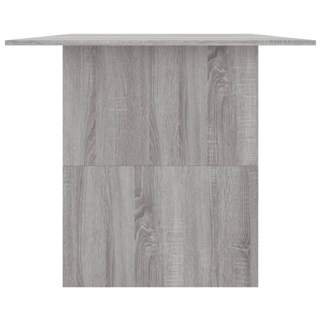 Tavolo da Pranzo Grigio Sonoma 180x90x76 cm Legno Multistrato | homemem39