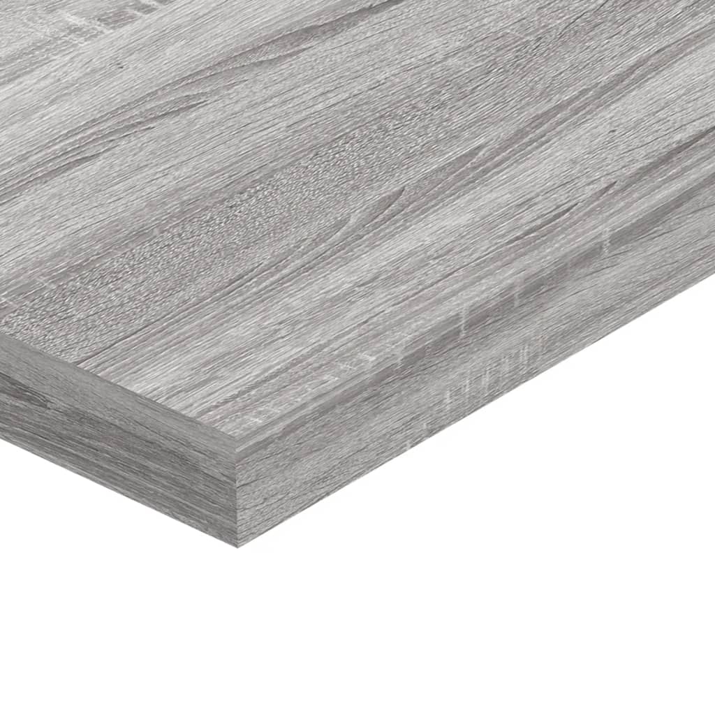 Mensole Parete 4pz Grigio Sonoma 40x10x1,5cm Legno Multistrato | homemem39
