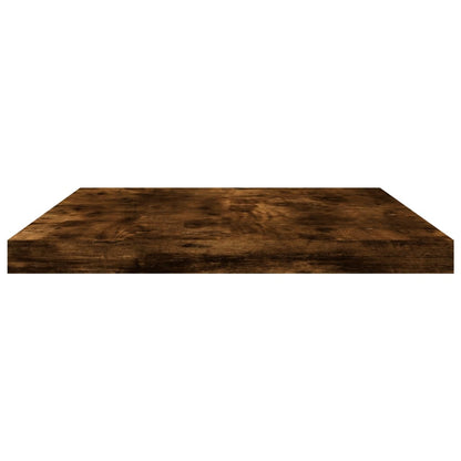 Mensole Parete 4pz Rovere Fumo 40x20x1,5 cm Legno Multistrato - homemem39
