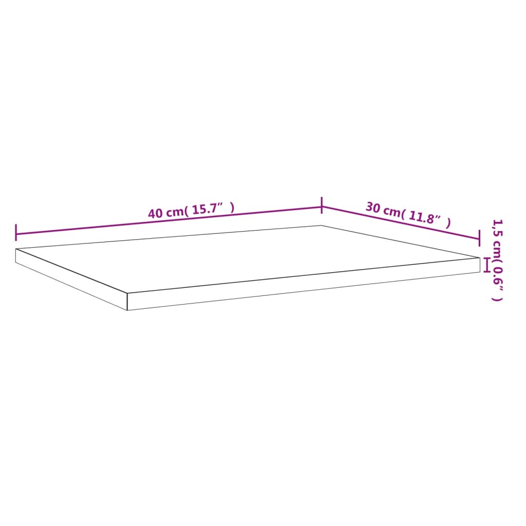 Mensole Parete 4pz Grigio Sonoma 40x30x1,5cm Legno Multistrato