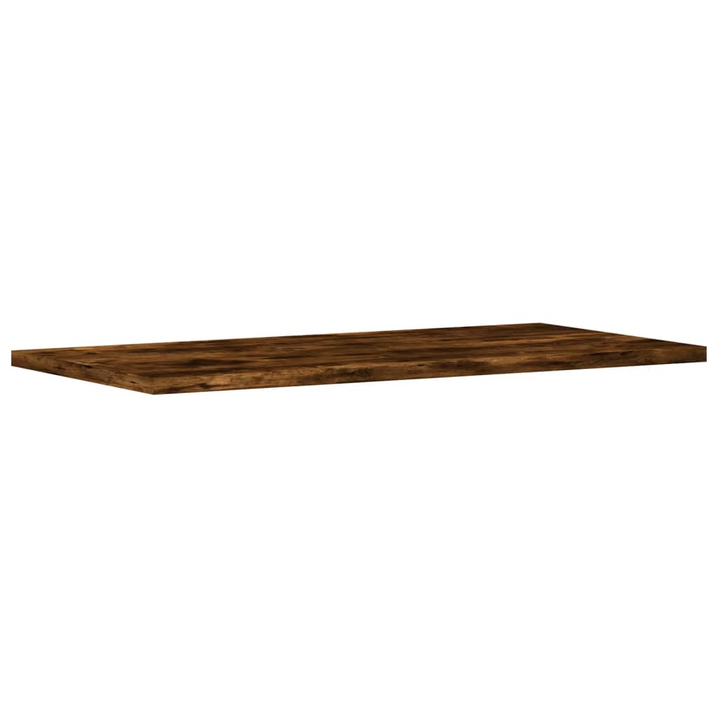 Mensole Parete 4pz Rovere Fumo 60x20x1,5 cm Legno Multistrato | homemem39