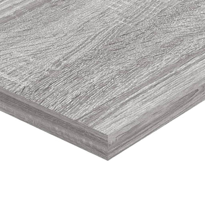 Mensole Parete 4pz Grigio Sonoma 60x20x1,5cm Legno Multistrato - homemem39