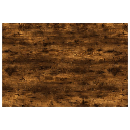 Mensole Parete 4pz Rovere Fumo 60x40x1,5 cm Legno Multistrato