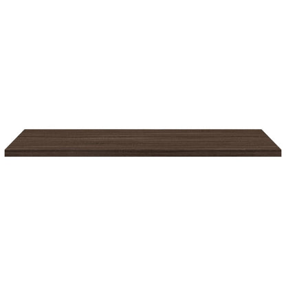 Mensole Parete 4pz Rovere Marrone 60x40x1,5cm Legno Multistrato - homemem39