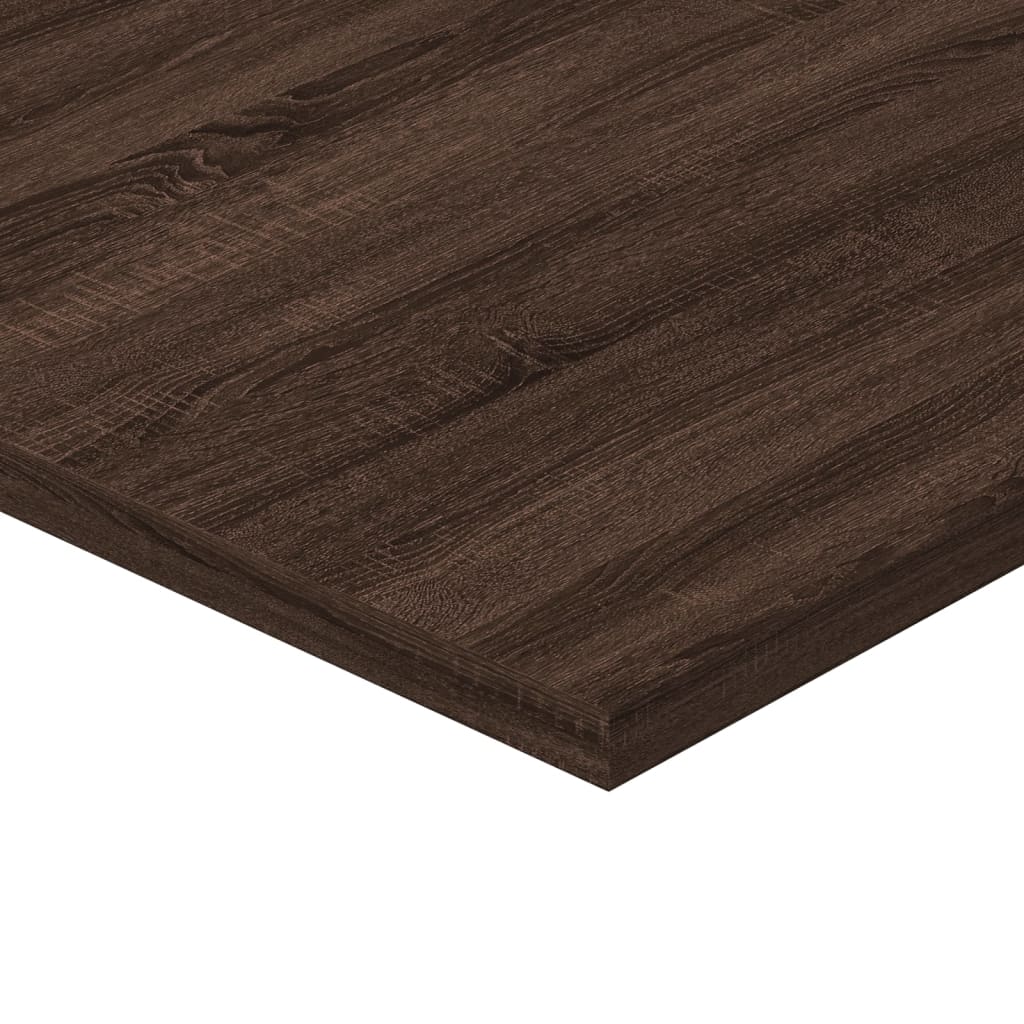 Mensole Parete 4pz Rovere Marrone 60x40x1,5cm Legno Multistrato - homemem39