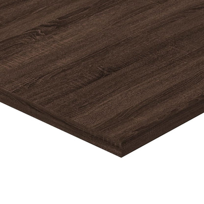 Mensole Parete 4pz Rovere Marrone 60x40x1,5cm Legno Multistrato - homemem39