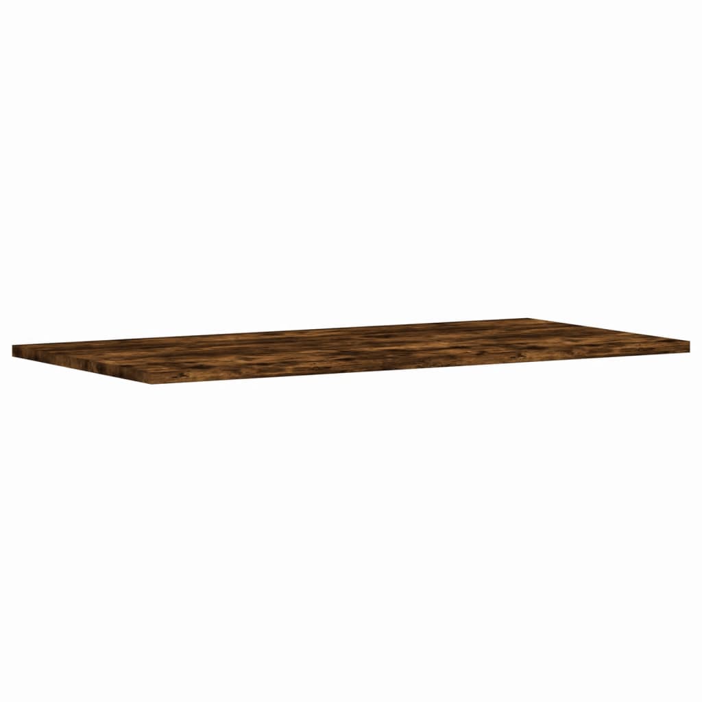 Mensole Parete 4pz Rovere Fumo 80x40x1,5 cm Legno Multistrato | homemem39