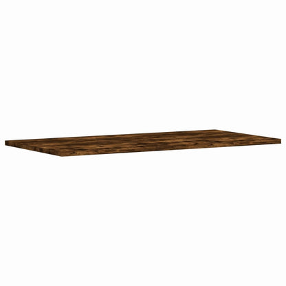 Mensole Parete 4pz Rovere Fumo 80x40x1,5 cm Legno Multistrato | homemem39