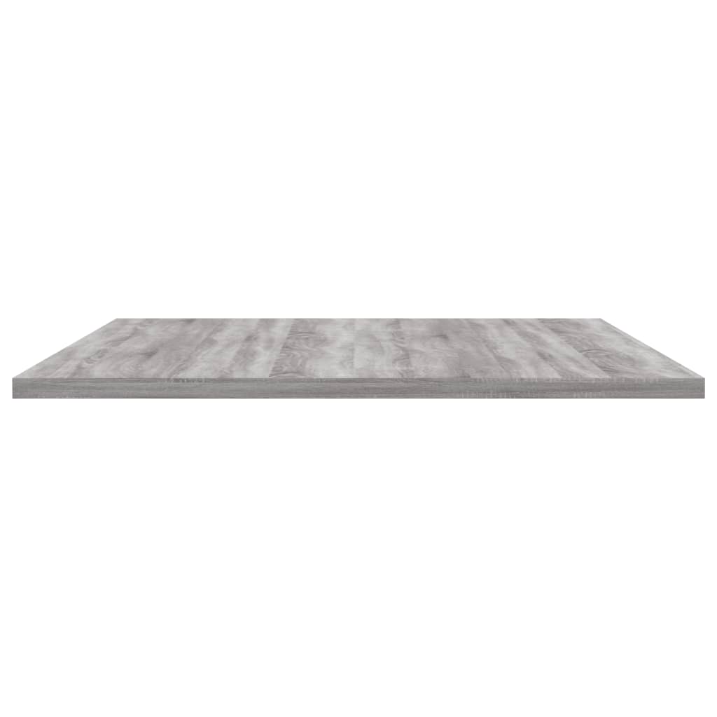 Mensole Parete 4pz Grigio Sonoma 80x50x1,5cm Legno Multistrato