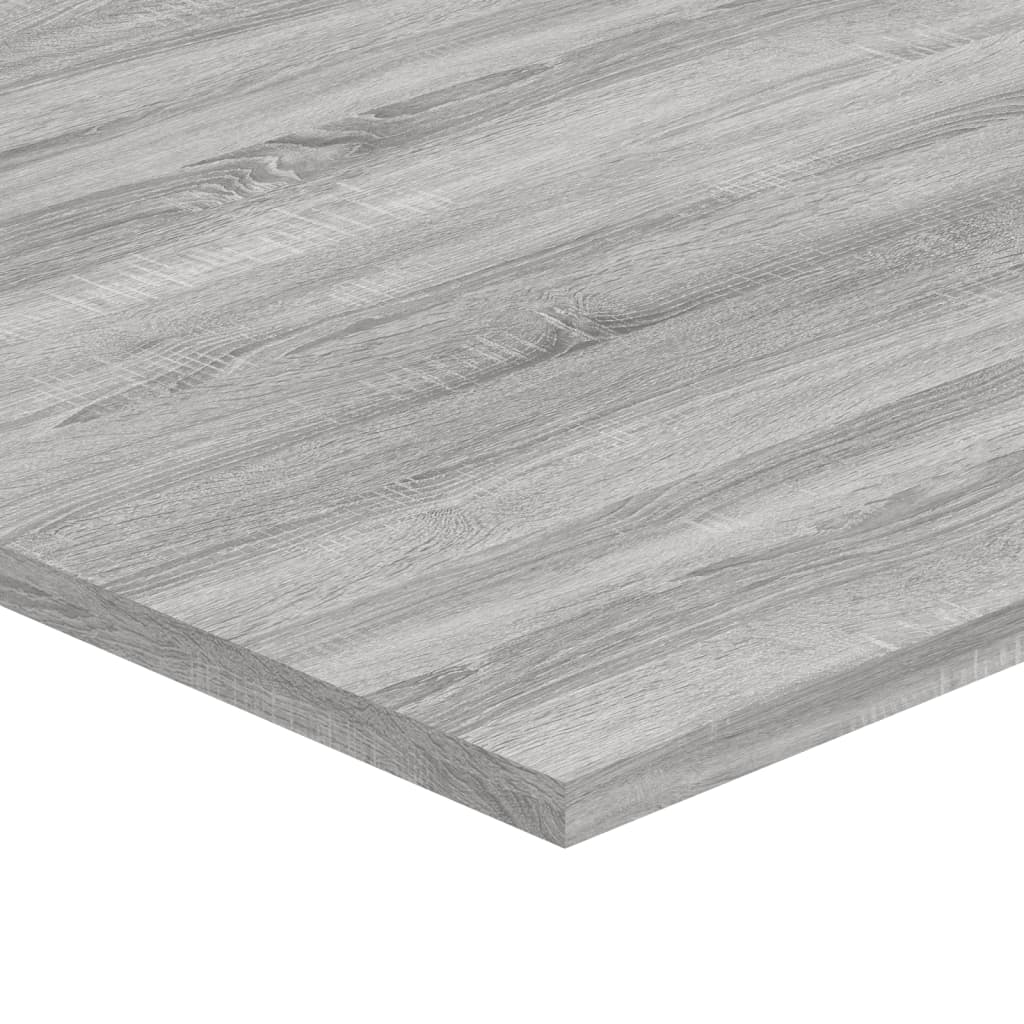 Mensole Parete 4pz Grigio Sonoma 100x50x1,5cm Legno Multistrato