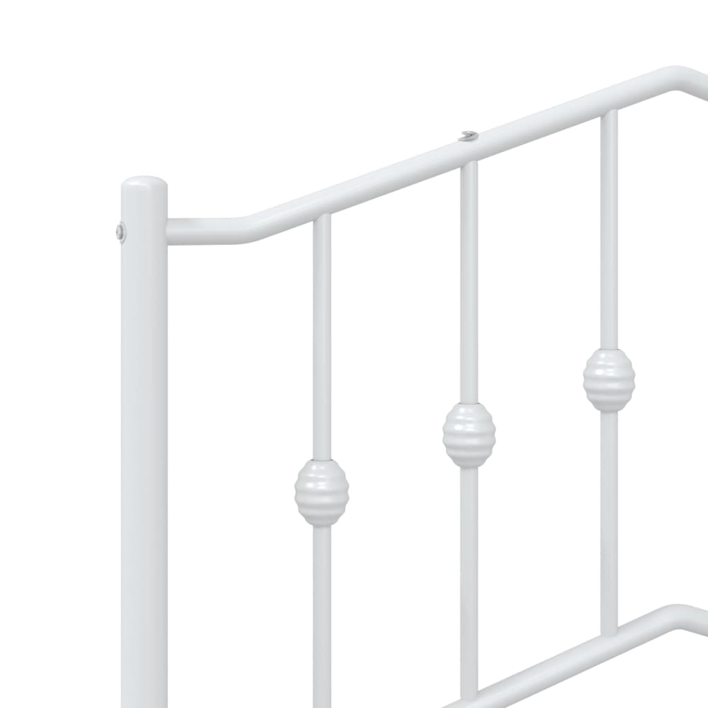 Testiera di Ricambio in Metallo Bianco 75 cm | homemem39
