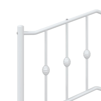Testiera di Ricambio in Metallo Bianco 75 cm | homemem39