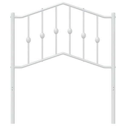 Testiera di Ricambio in Metallo Bianco 80 cm | homemem39