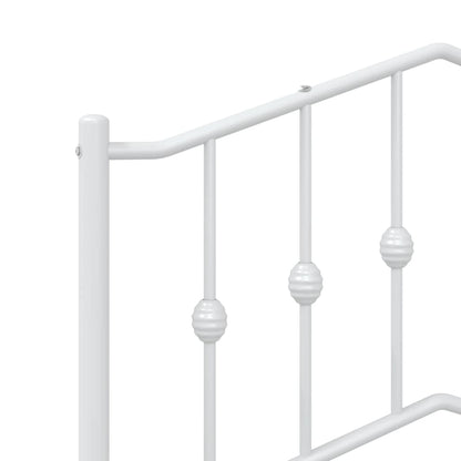 Testiera di Ricambio in Metallo Bianco 80 cm | homemem39